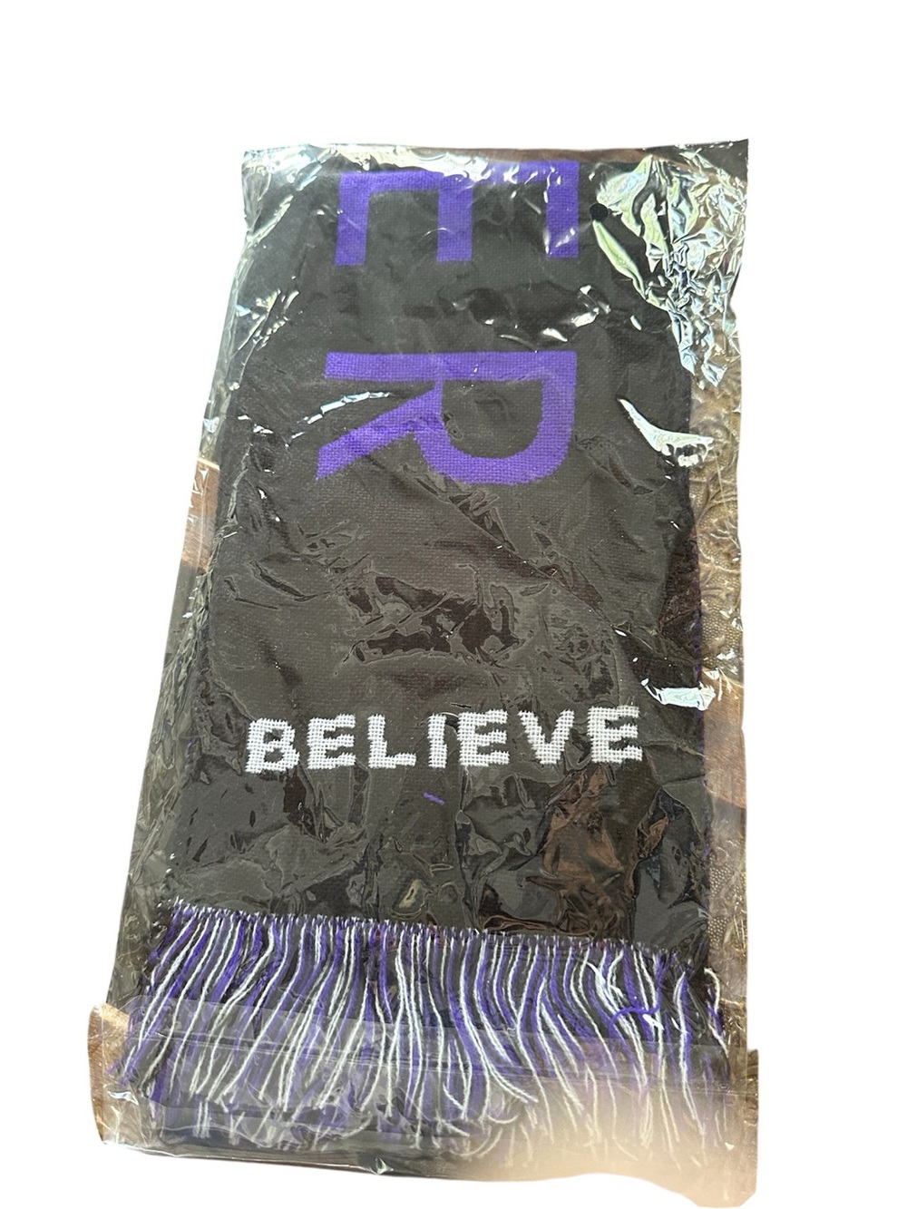 NIP Justin Bieber BELIEVE Knit Scarf
